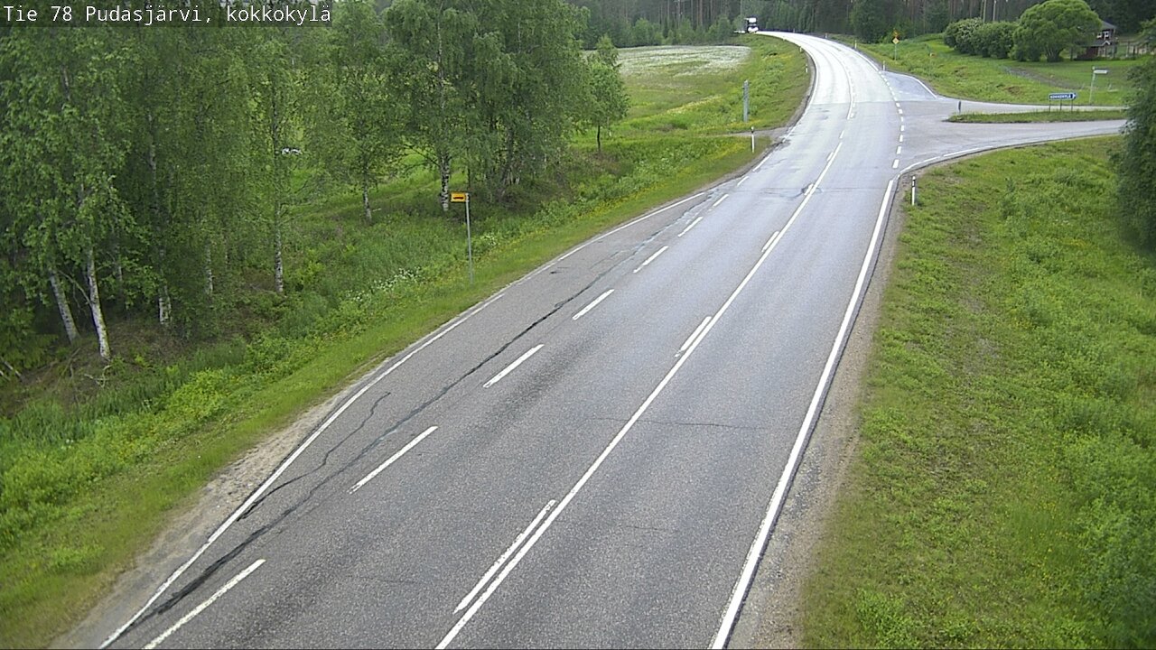 Kelikamerat Kuva Tie 78 Pudasjärvi, Kokkokylä, Pudasjärvi, Pohjois-Pohjanmaa