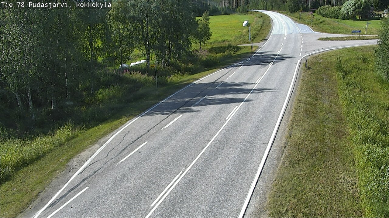 Kelikamerat Kuva Tie 78 Pudasjärvi, Kokkokylä, Pudasjärvi, Pohjois-Pohjanmaa