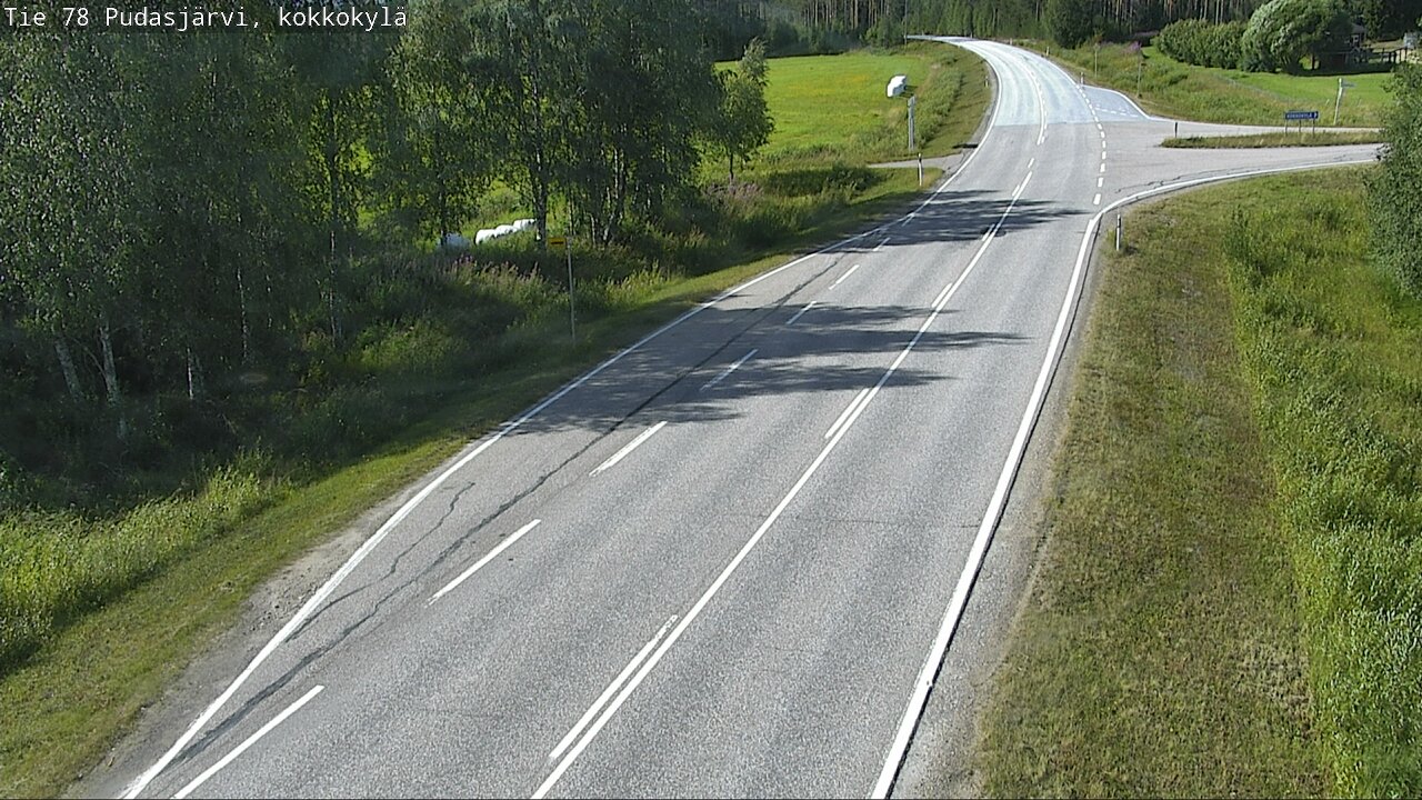 Kelikamerat Kuva Tie 78 Pudasjärvi, Kokkokylä, Pudasjärvi, Pohjois-Pohjanmaa