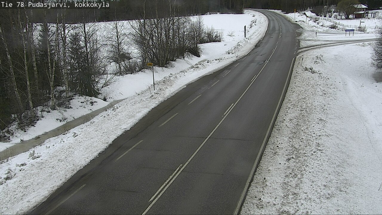 Kelikamerat Kuva Tie 78 Pudasjärvi, Kokkokylä, Pudasjärvi, Pohjois-Pohjanmaa