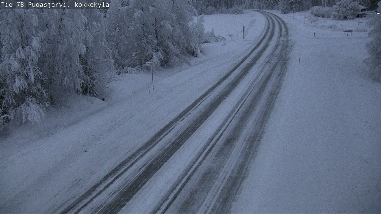 Kelikamerat Kuva Tie 78 Pudasjärvi, Kokkokylä, Pudasjärvi, Pohjois-Pohjanmaa