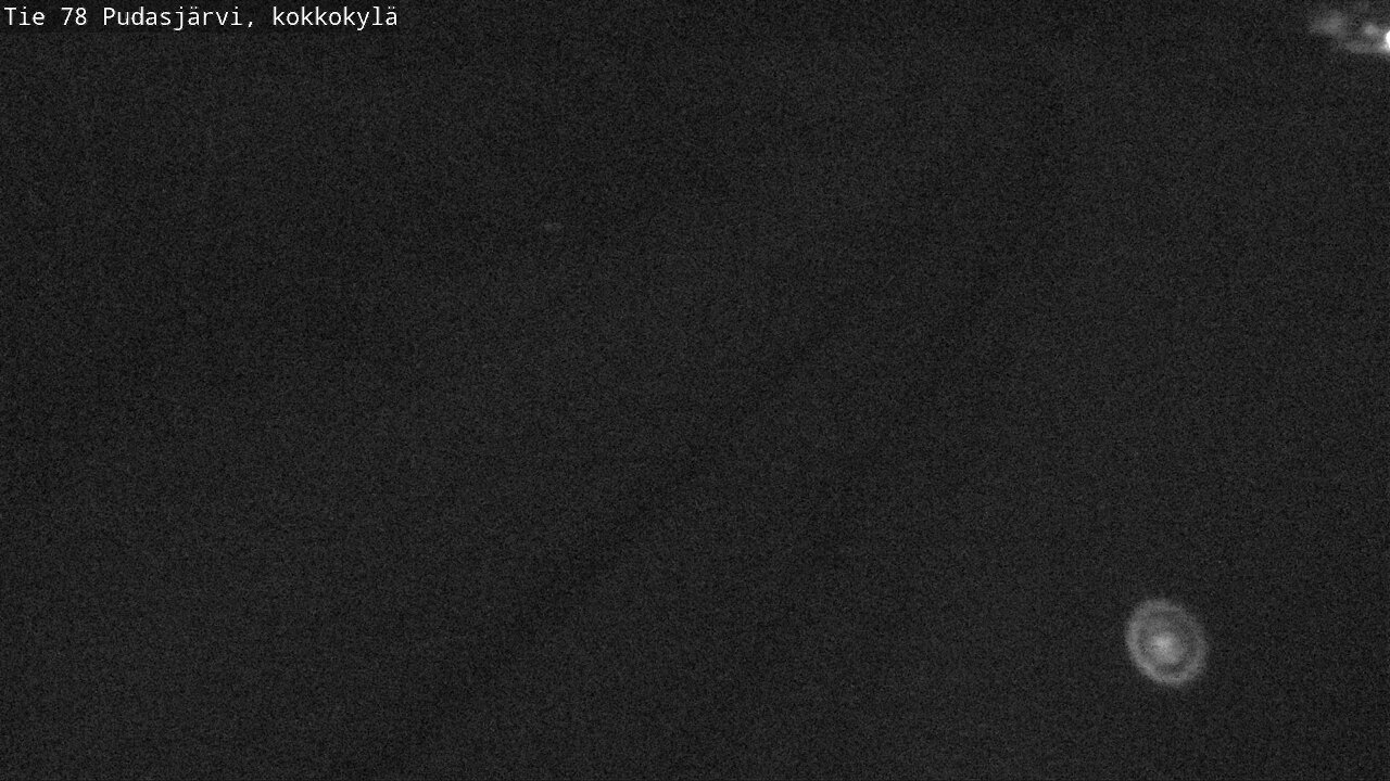 Weather Camera Image Väg 78 Pudasjärvi, Kokkokylä, Pudasjärvi, Pohjois-Pohjanmaa