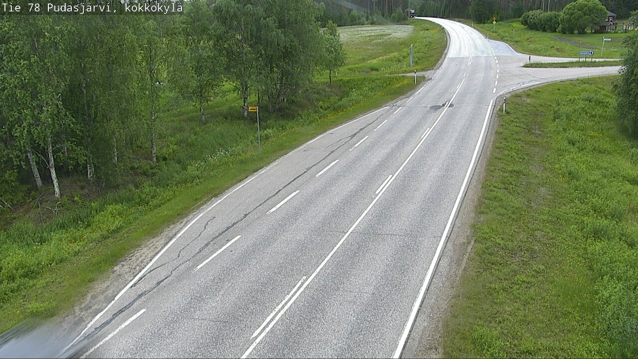 Kelikamerat Kuva Tie 78 Pudasjärvi, Kokkokylä, Pudasjärvi, Pohjois-Pohjanmaa