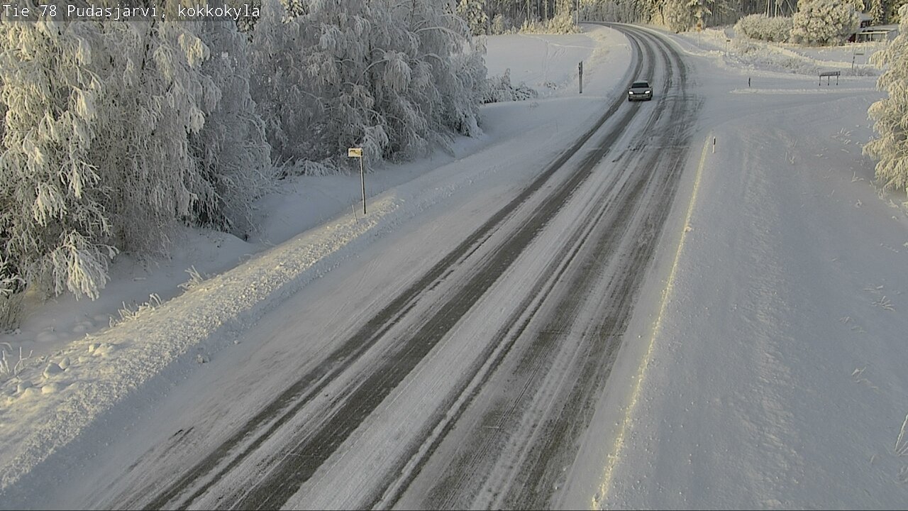 Kelikamerat Kuva Tie 78 Pudasjärvi, Kokkokylä, Pudasjärvi, Pohjois-Pohjanmaa