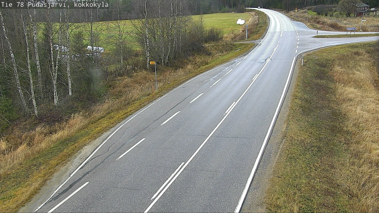 Kelikamerat Kuva Tie 78 Pudasjärvi, Kokkokylä, Pudasjärvi, Pohjois-Pohjanmaa