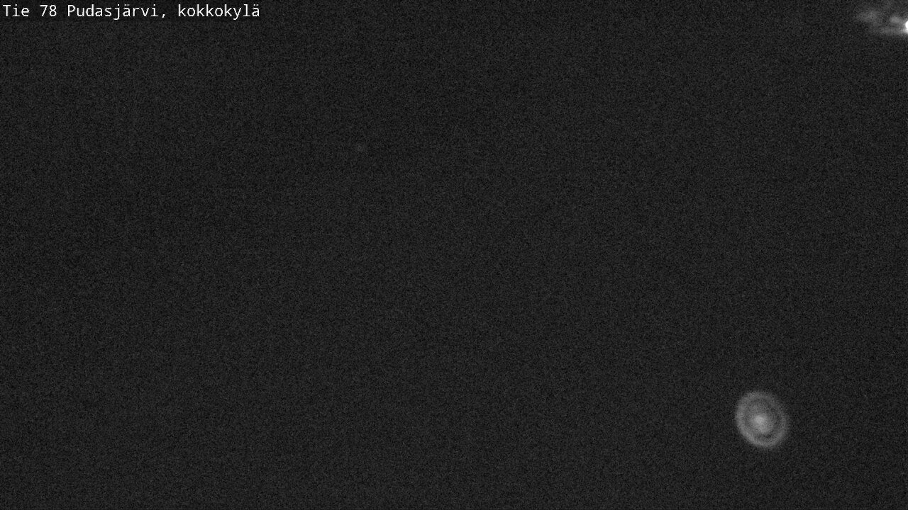 Weather Camera Image Väg 78 Pudasjärvi, Kokkokylä, Pudasjärvi, Pohjois-Pohjanmaa