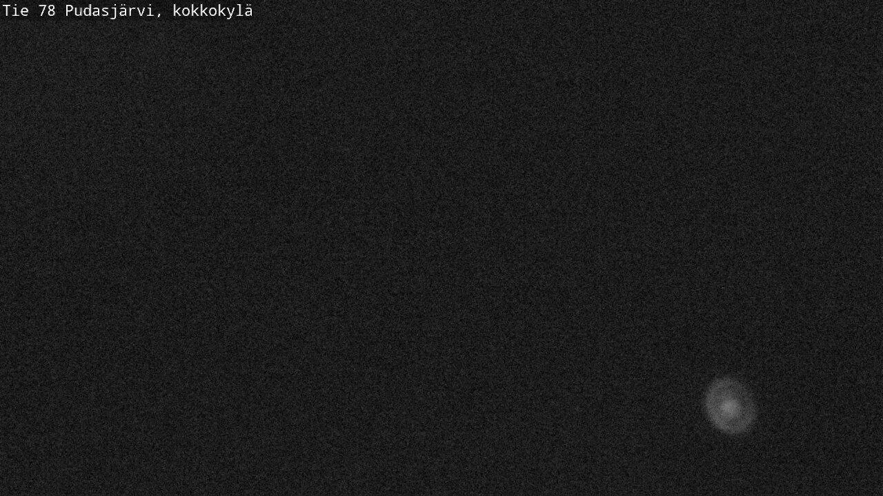Weather Camera Image Road 78 Pudasjärvi, Kokkokylä, Pudasjärvi, Pohjois-Pohjanmaa