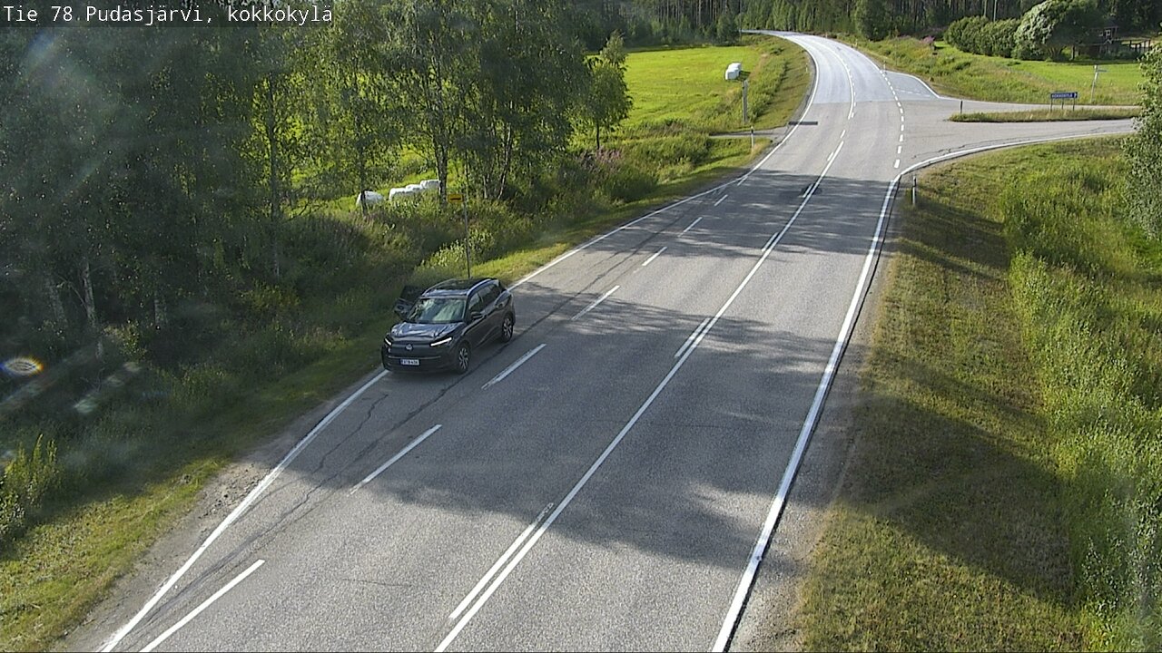 Kelikamerat Kuva Tie 78 Pudasjärvi, Kokkokylä, Pudasjärvi, Pohjois-Pohjanmaa