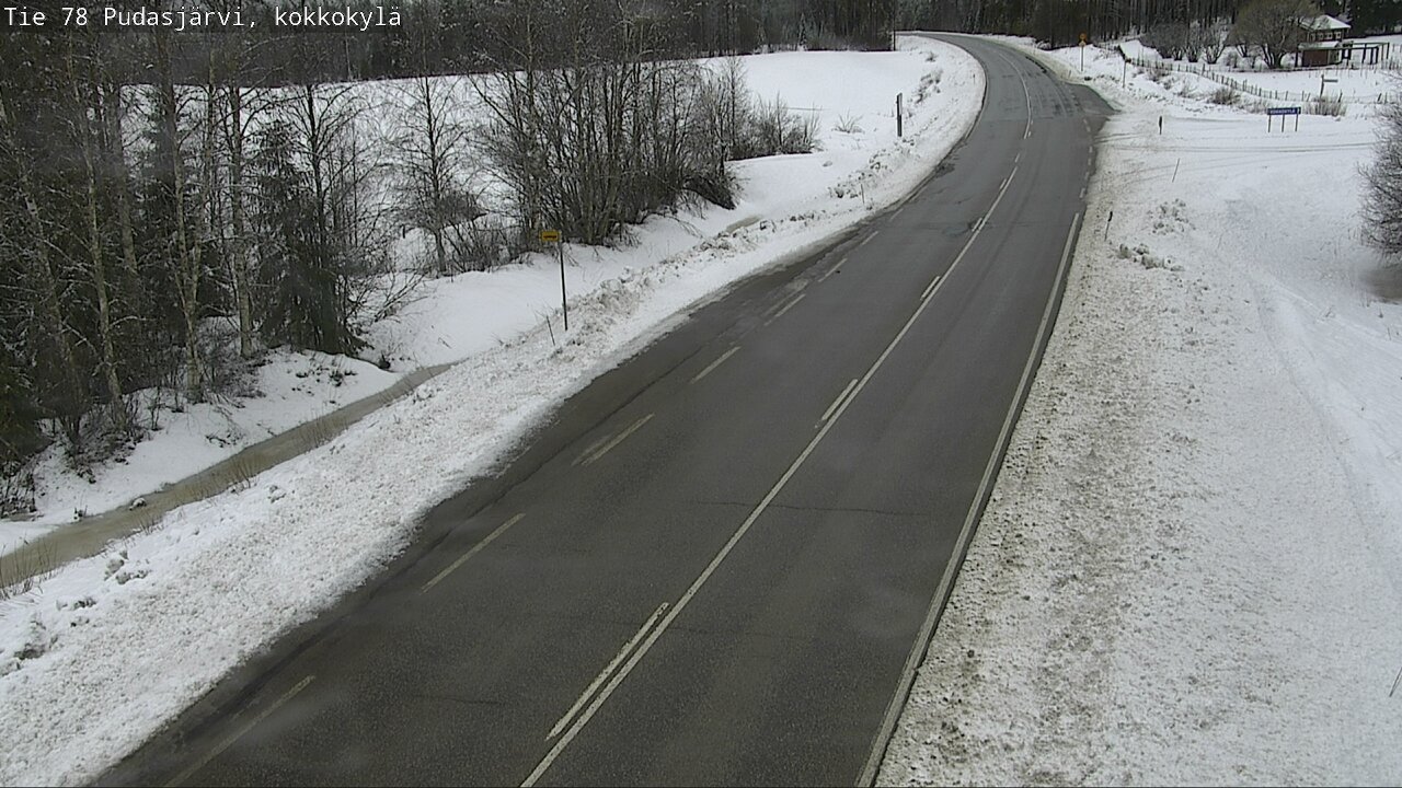 Kelikamerat Kuva Tie 78 Pudasjärvi, Kokkokylä, Pudasjärvi, Pohjois-Pohjanmaa