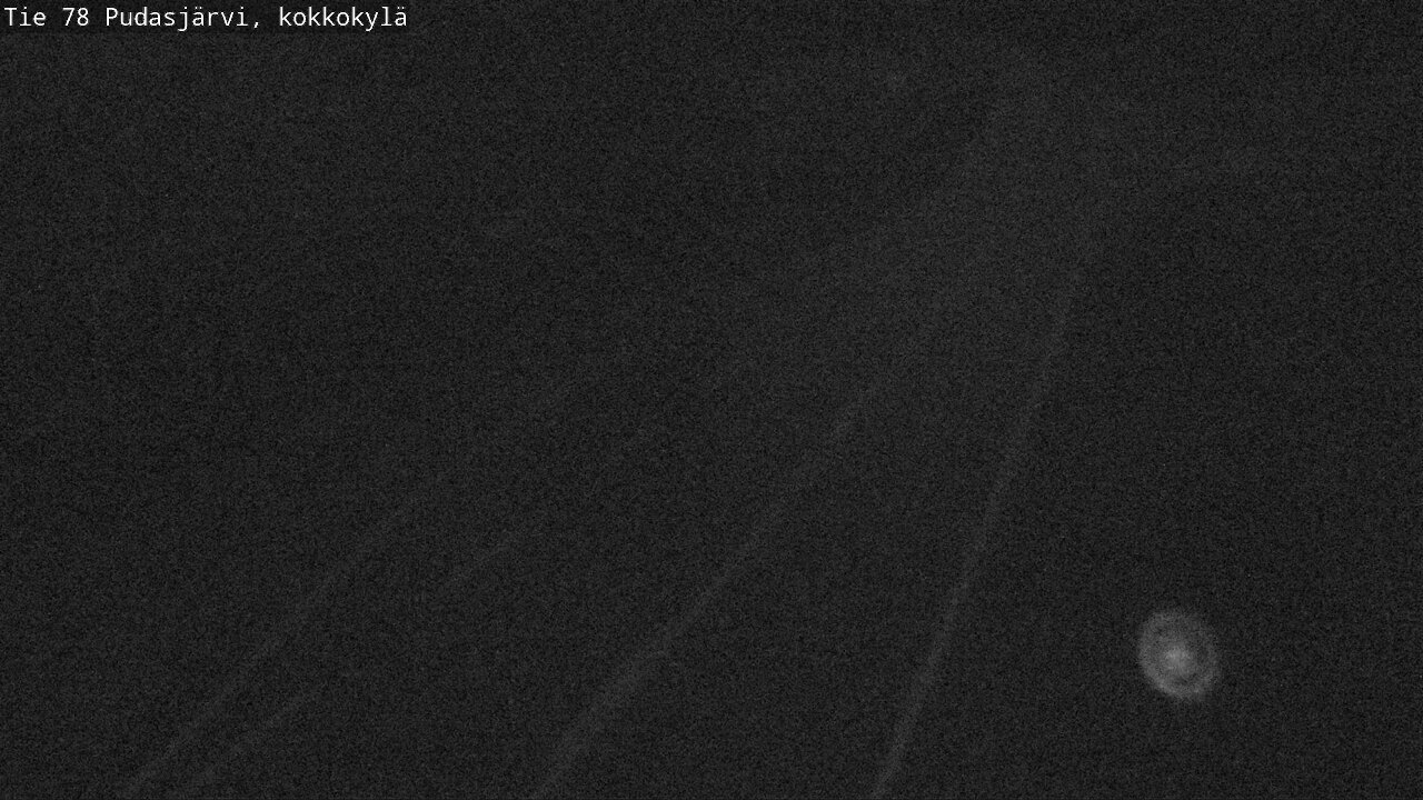 Weather Camera Image Road 78 Pudasjärvi, Kokkokylä, Pudasjärvi, Pohjois-Pohjanmaa