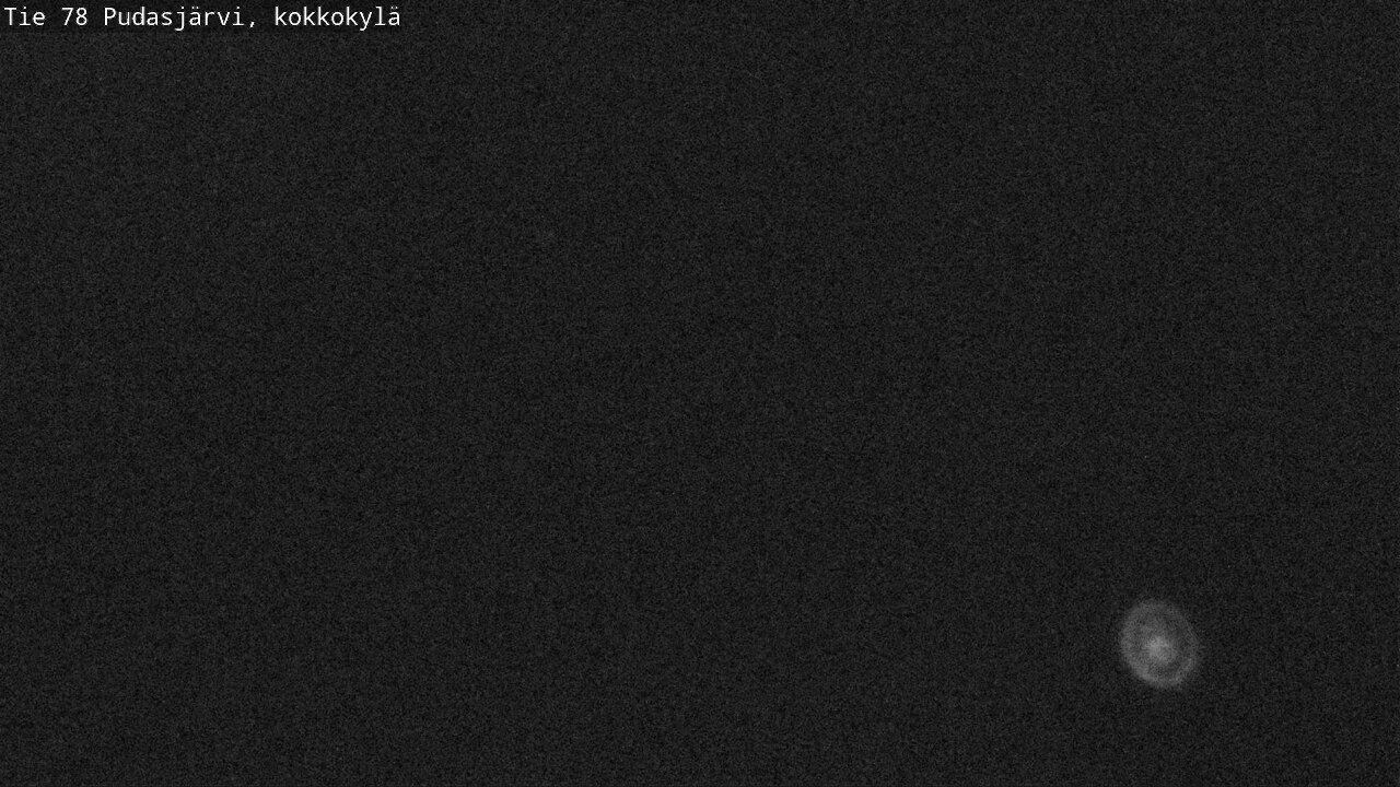 Weather Camera Image Road 78 Pudasjärvi, Kokkokylä, Pudasjärvi, Pohjois-Pohjanmaa