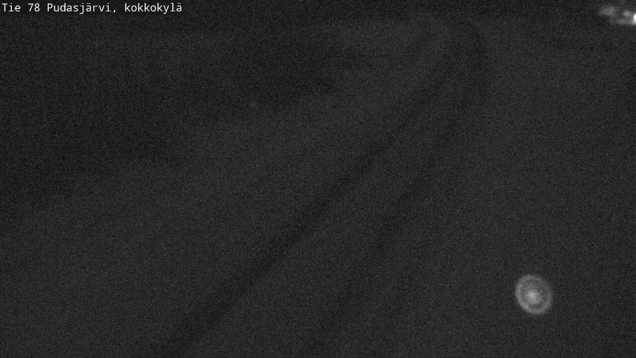 Weather Camera Image Väg 78 Pudasjärvi, Kokkokylä, Pudasjärvi, Pohjois-Pohjanmaa