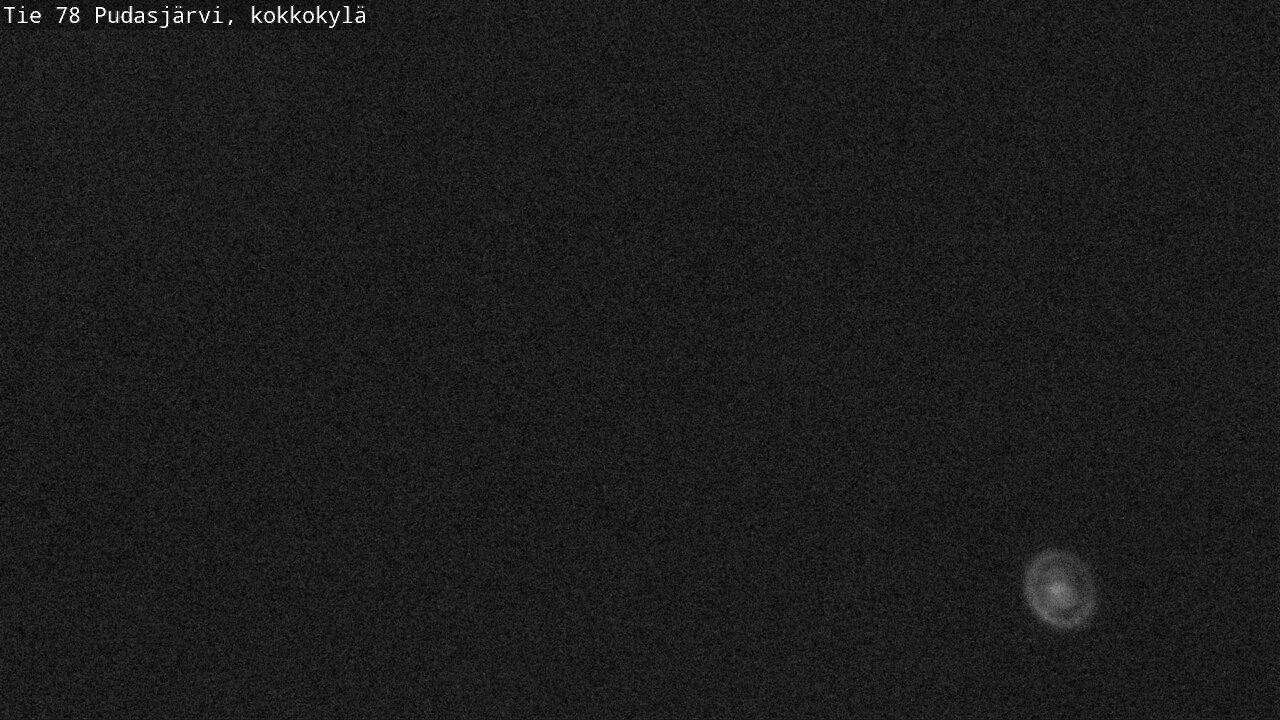 Weather Camera Image Road 78 Pudasjärvi, Kokkokylä, Pudasjärvi, Pohjois-Pohjanmaa