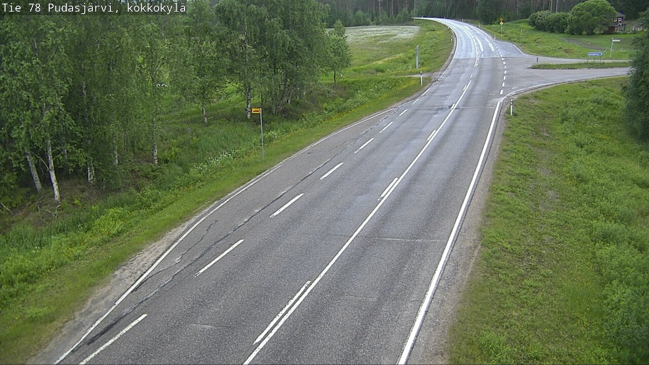 Kelikamerat Kuva Tie 78 Pudasjärvi, Kokkokylä, Pudasjärvi, Pohjois-Pohjanmaa
