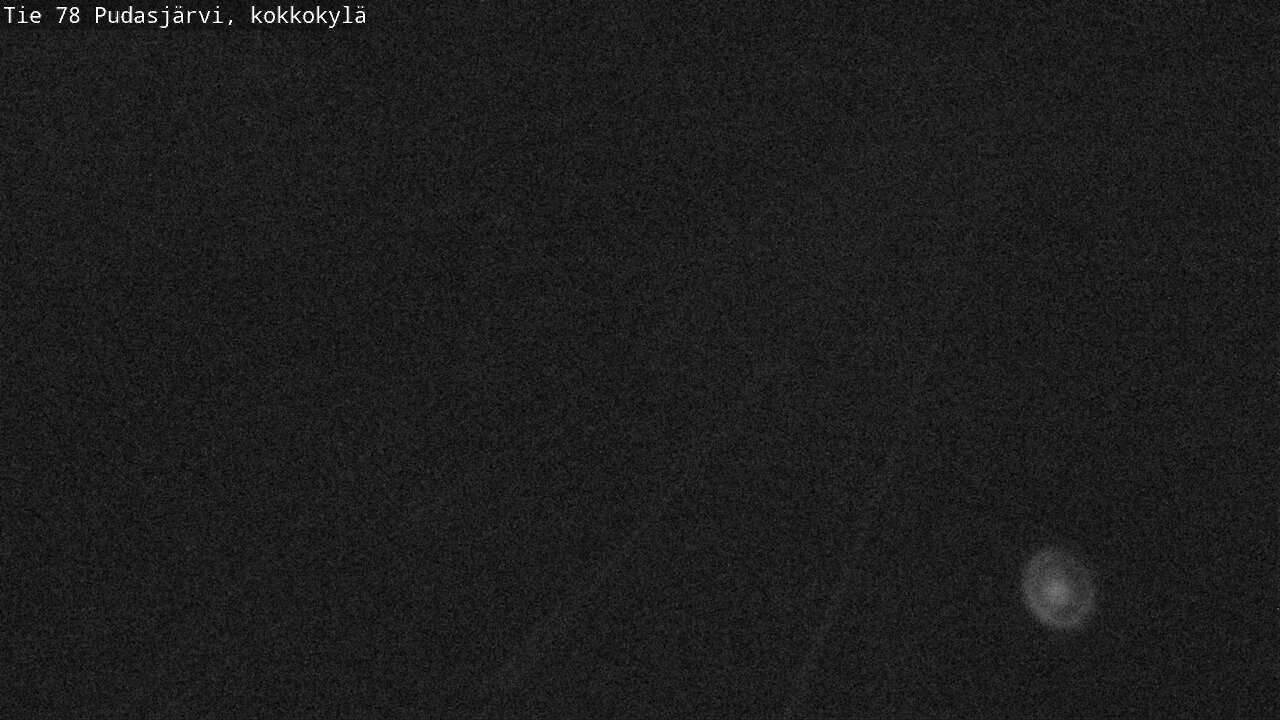 Weather Camera Image Road 78 Pudasjärvi, Kokkokylä, Pudasjärvi, Pohjois-Pohjanmaa