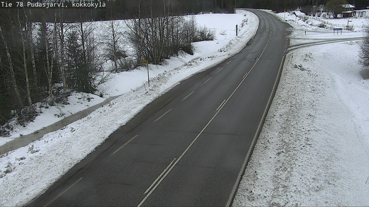 Kelikamerat Kuva Tie 78 Pudasjärvi, Kokkokylä, Pudasjärvi, Pohjois-Pohjanmaa