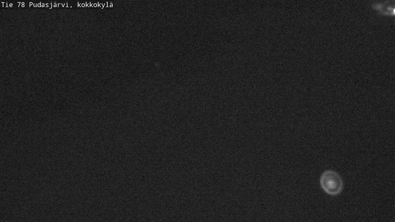 Weather Camera Image Väg 78 Pudasjärvi, Kokkokylä, Pudasjärvi, Pohjois-Pohjanmaa