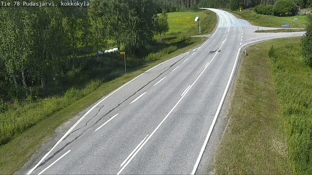 Kelikamerat Kuva Tie 78 Pudasjärvi, Kokkokylä, Pudasjärvi, Pohjois-Pohjanmaa