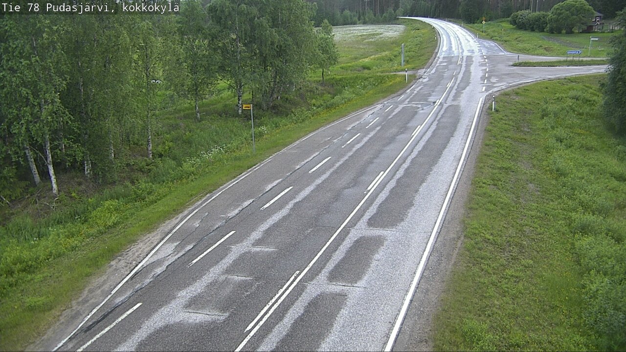 Kelikamerat Kuva Tie 78 Pudasjärvi, Kokkokylä, Pudasjärvi, Pohjois-Pohjanmaa