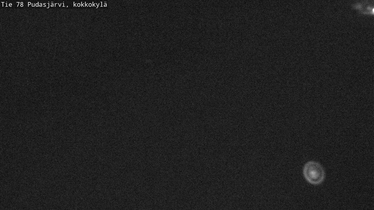 Weather Camera Image Väg 78 Pudasjärvi, Kokkokylä, Pudasjärvi, Pohjois-Pohjanmaa