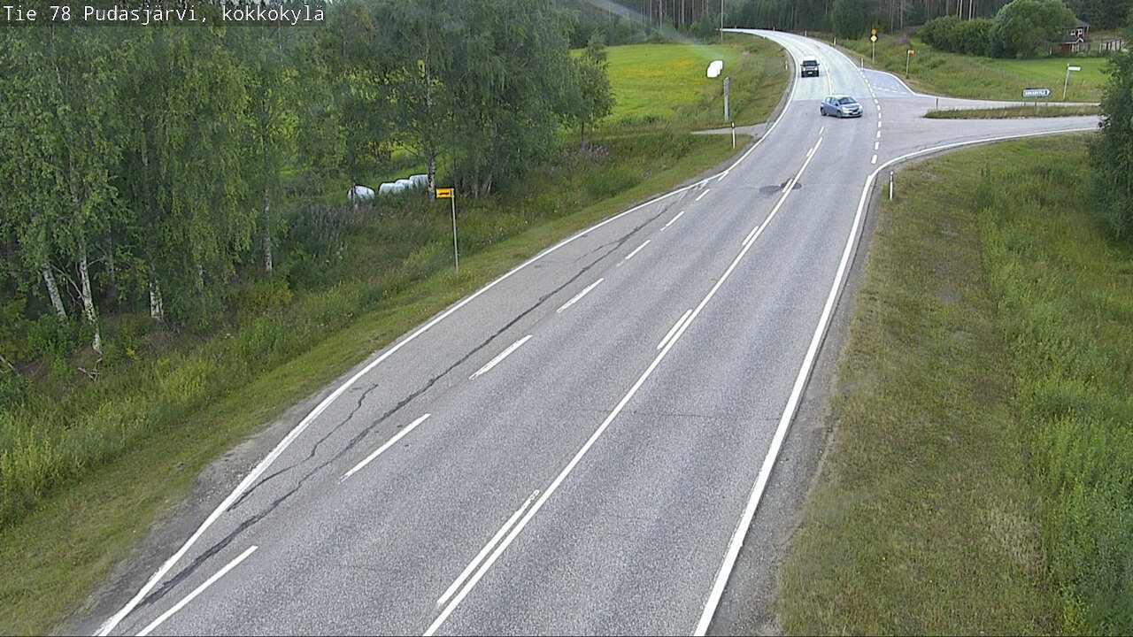 Kelikamerat Kuva Tie 78 Pudasjärvi, Kokkokylä, Pudasjärvi, Pohjois-Pohjanmaa