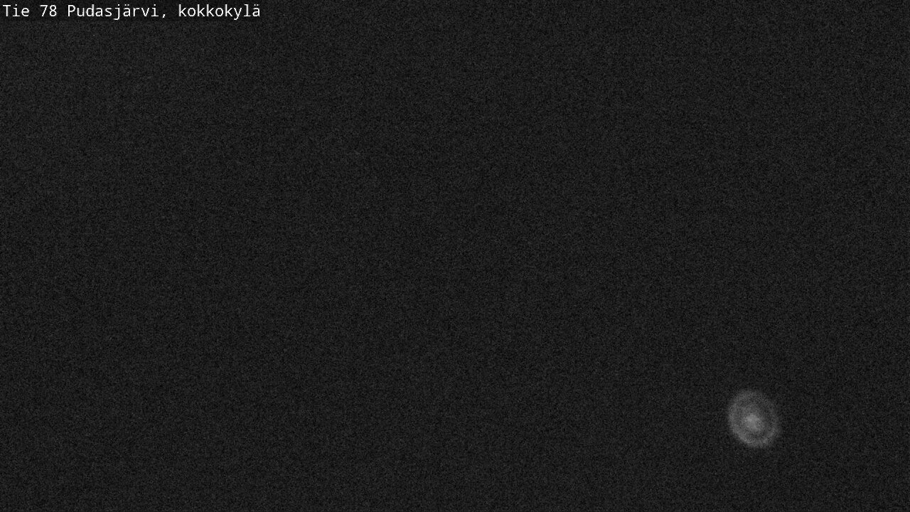 Weather Camera Image Road 78 Pudasjärvi, Kokkokylä, Pudasjärvi, Pohjois-Pohjanmaa