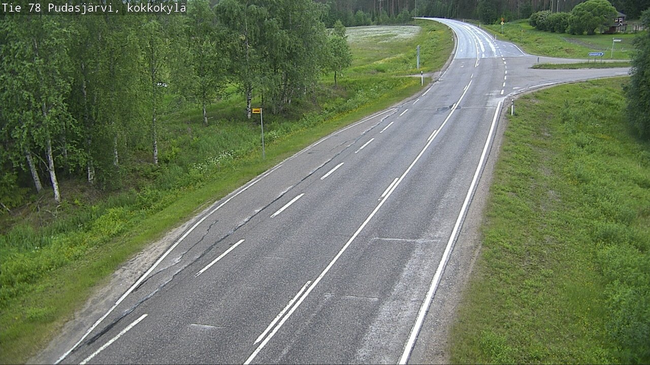 Kelikamerat Kuva Tie 78 Pudasjärvi, Kokkokylä, Pudasjärvi, Pohjois-Pohjanmaa