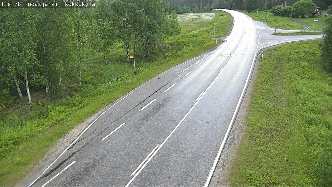 Kelikamerat Kuva Tie 78 Pudasjärvi, Kokkokylä, Pudasjärvi, Pohjois-Pohjanmaa