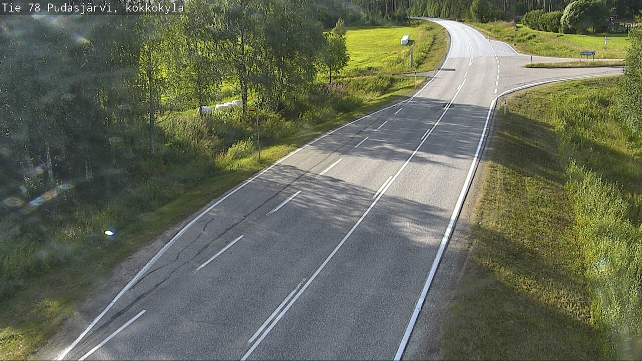 Kelikamerat Kuva Tie 78 Pudasjärvi, Kokkokylä, Pudasjärvi, Pohjois-Pohjanmaa