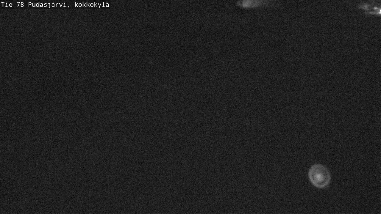 Weather Camera Image Väg 78 Pudasjärvi, Kokkokylä, Pudasjärvi, Pohjois-Pohjanmaa
