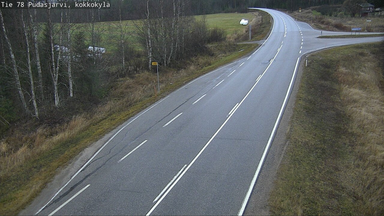 Kelikamerat Kuva Tie 78 Pudasjärvi, Kokkokylä, Pudasjärvi, Pohjois-Pohjanmaa