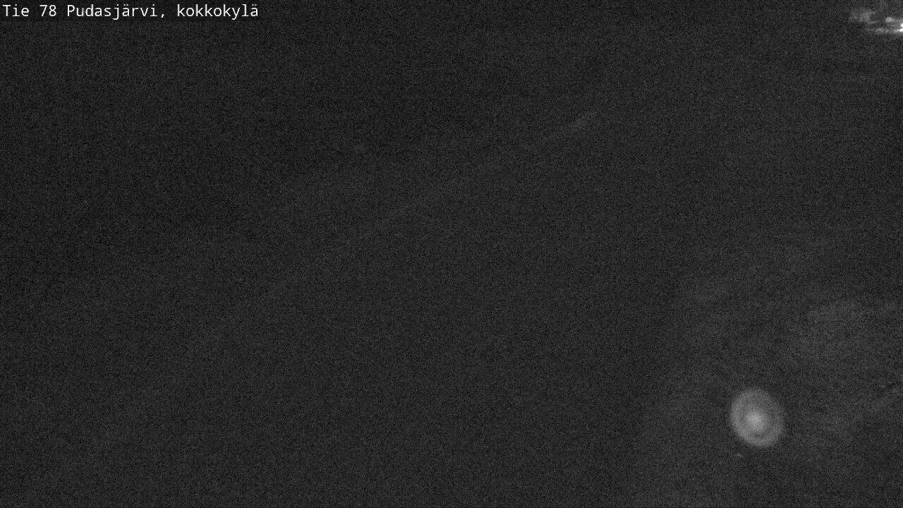 Weather Camera Image Väg 78 Pudasjärvi, Kokkokylä, Pudasjärvi, Pohjois-Pohjanmaa