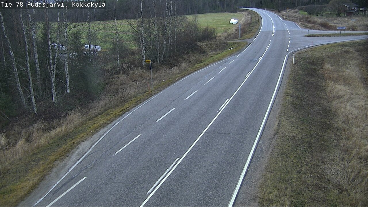 Kelikamerat Kuva Tie 78 Pudasjärvi, Kokkokylä, Pudasjärvi, Pohjois-Pohjanmaa