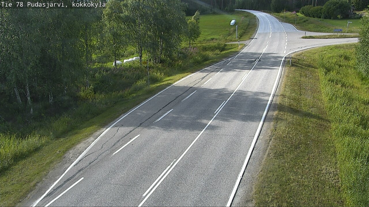 Kelikamerat Kuva Tie 78 Pudasjärvi, Kokkokylä, Pudasjärvi, Pohjois-Pohjanmaa