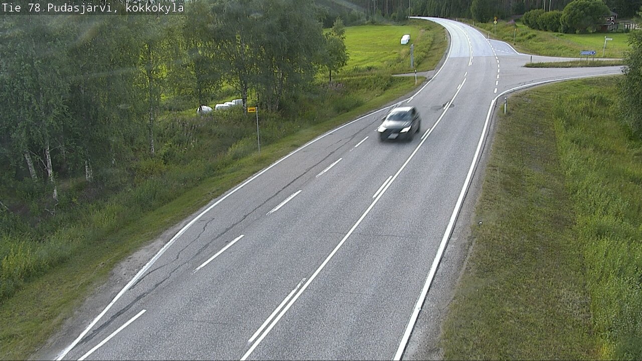 Kelikamerat Kuva Tie 78 Pudasjärvi, Kokkokylä, Pudasjärvi, Pohjois-Pohjanmaa