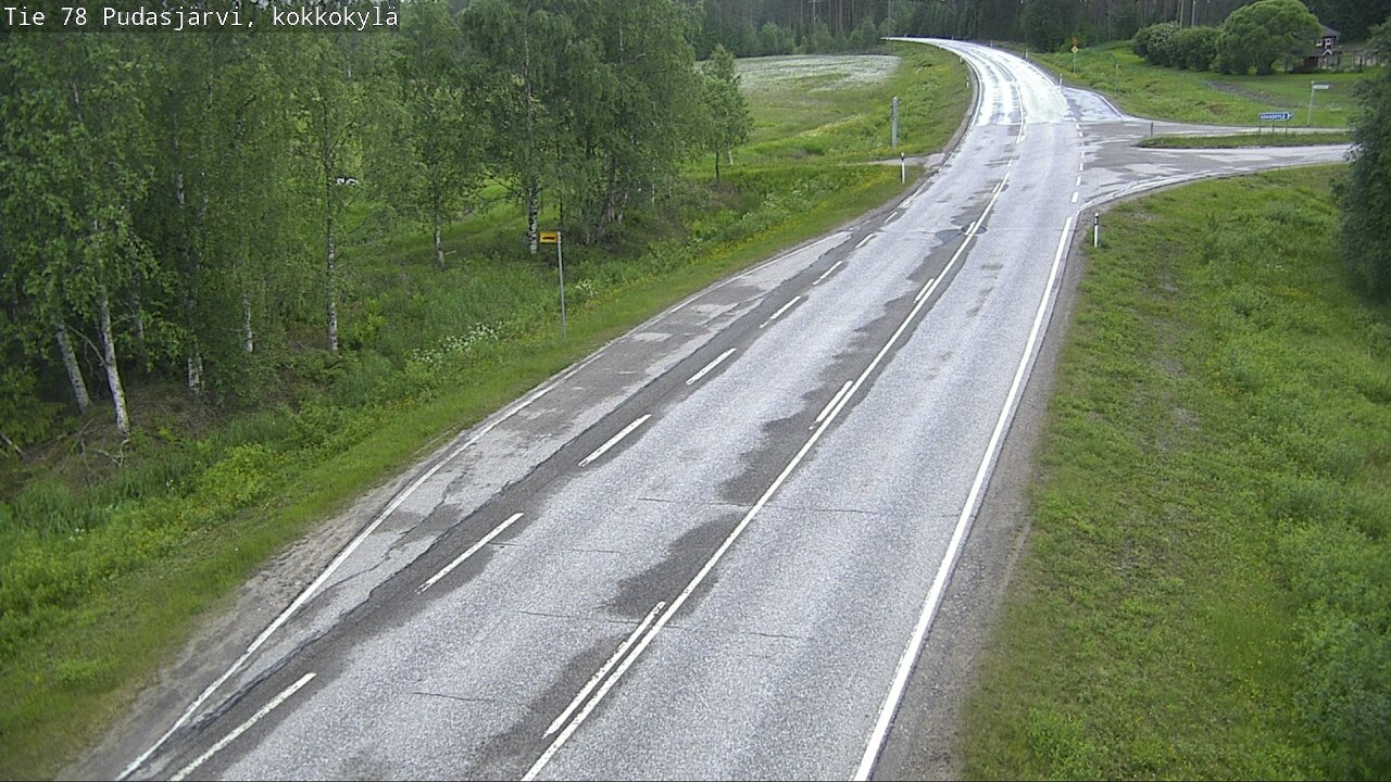 Kelikamerat Kuva Tie 78 Pudasjärvi, Kokkokylä, Pudasjärvi, Pohjois-Pohjanmaa
