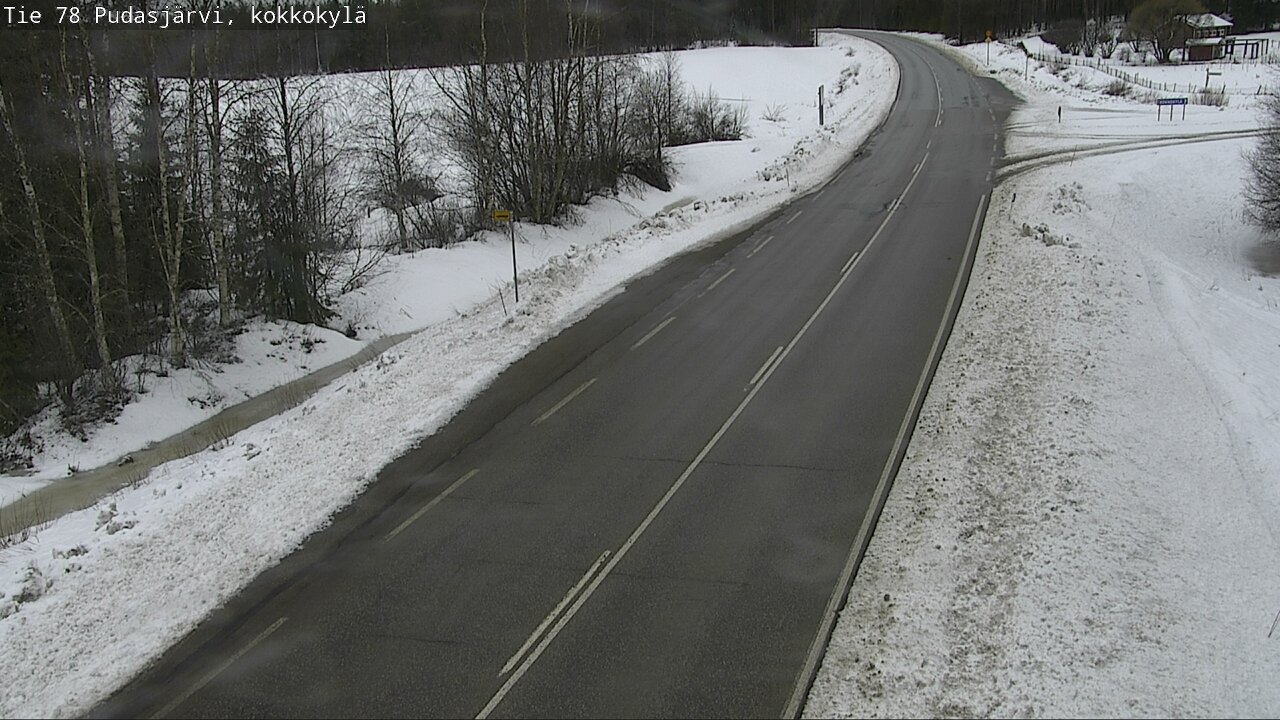 Kelikamerat Kuva Tie 78 Pudasjärvi, Kokkokylä, Pudasjärvi, Pohjois-Pohjanmaa