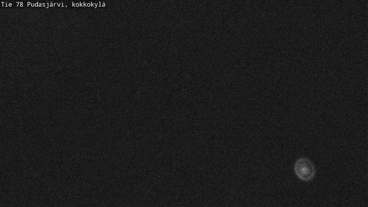 Weather Camera Image Road 78 Pudasjärvi, Kokkokylä, Pudasjärvi, Pohjois-Pohjanmaa