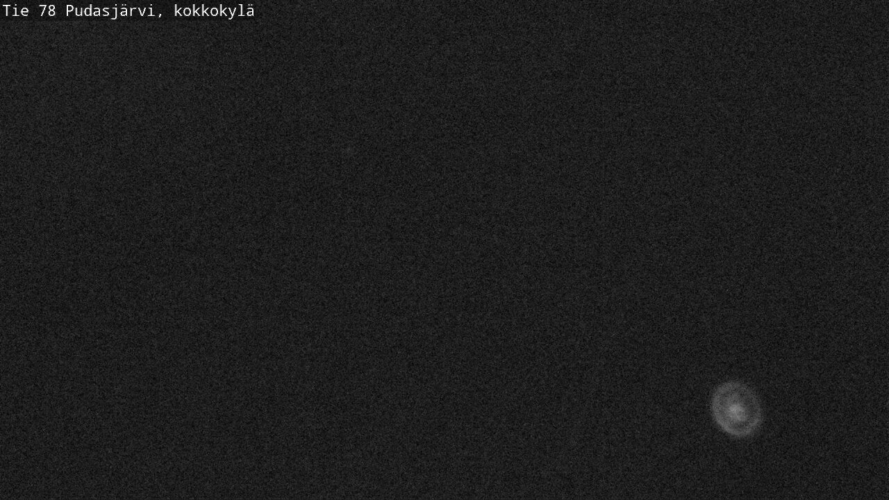 Weather Camera Image Road 78 Pudasjärvi, Kokkokylä, Pudasjärvi, Pohjois-Pohjanmaa