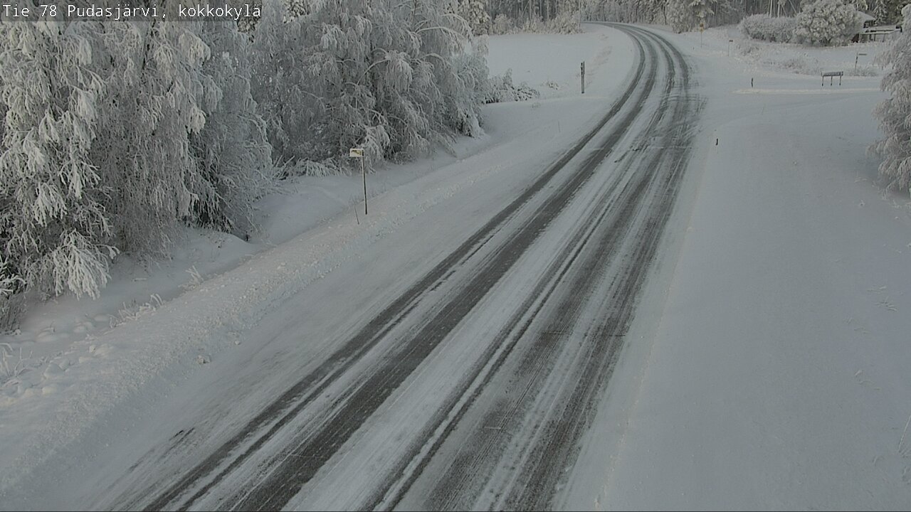 Kelikamerat Kuva Tie 78 Pudasjärvi, Kokkokylä, Pudasjärvi, Pohjois-Pohjanmaa