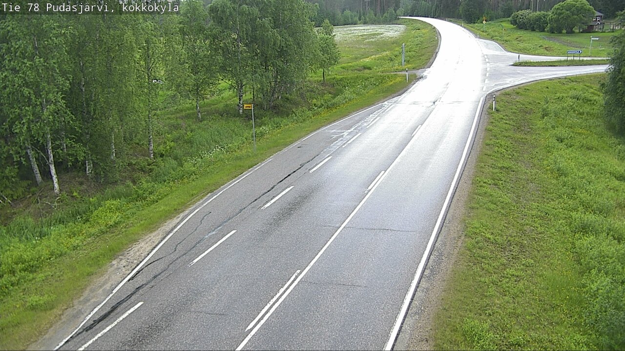 Kelikamerat Kuva Tie 78 Pudasjärvi, Kokkokylä, Pudasjärvi, Pohjois-Pohjanmaa