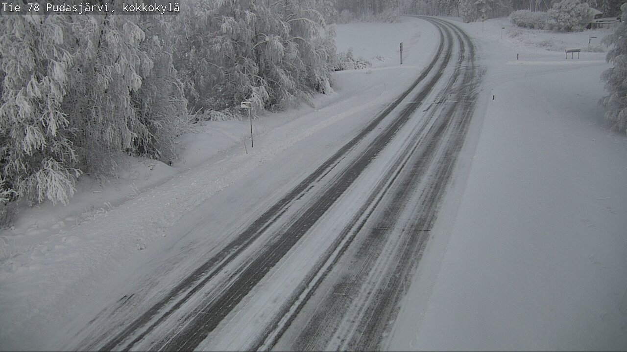 Kelikamerat Kuva Tie 78 Pudasjärvi, Kokkokylä, Pudasjärvi, Pohjois-Pohjanmaa