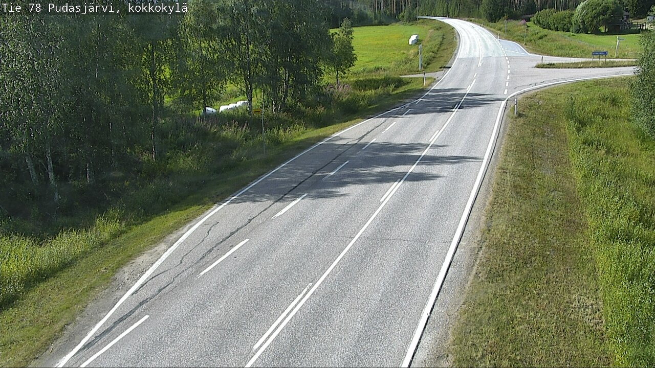 Kelikamerat Kuva Tie 78 Pudasjärvi, Kokkokylä, Pudasjärvi, Pohjois-Pohjanmaa