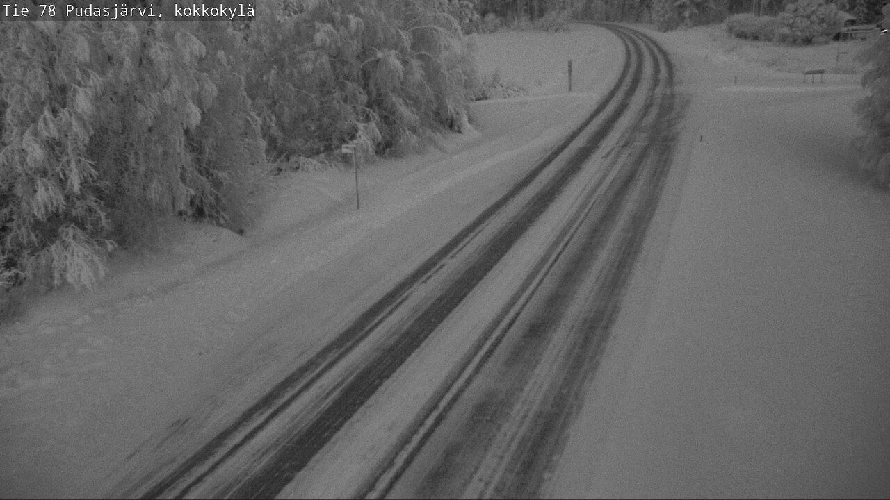 Kelikamerat Kuva Tie 78 Pudasjärvi, Kokkokylä, Pudasjärvi, Pohjois-Pohjanmaa