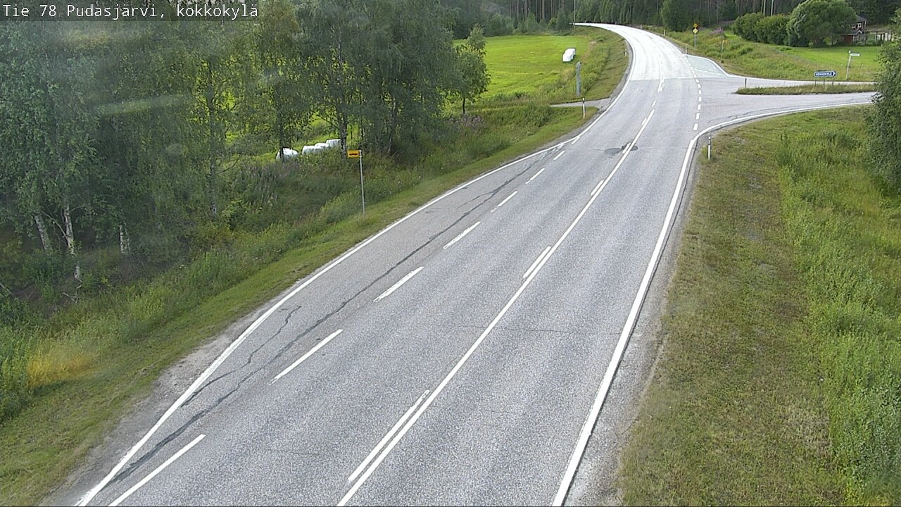 Kelikamerat Kuva Tie 78 Pudasjärvi, Kokkokylä, Pudasjärvi, Pohjois-Pohjanmaa