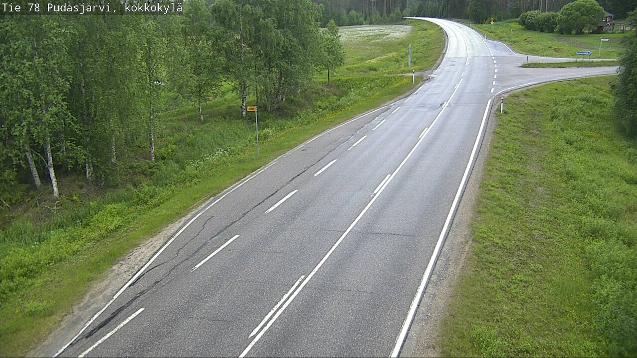 Kelikamerat Kuva Tie 78 Pudasjärvi, Kokkokylä, Pudasjärvi, Pohjois-Pohjanmaa