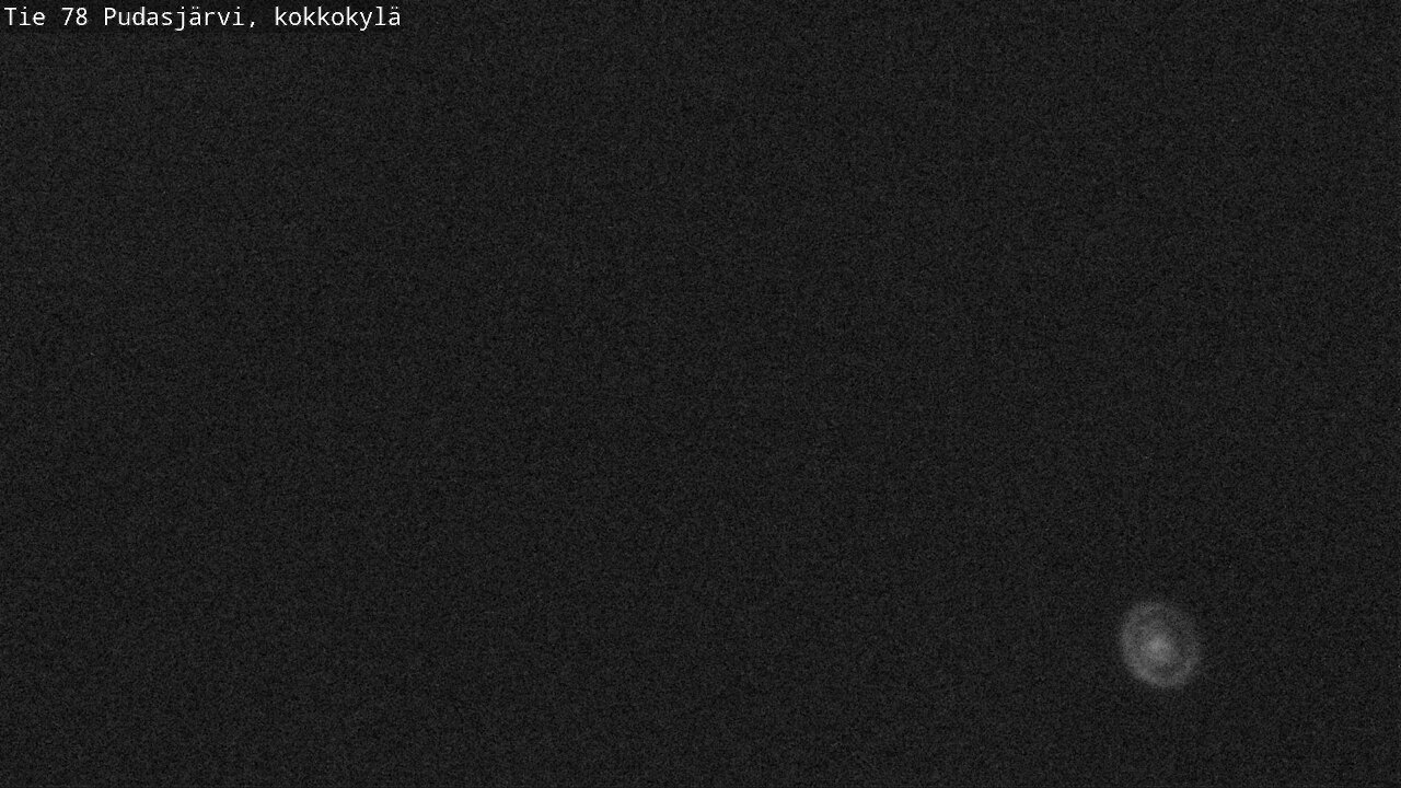 Weather Camera Image Road 78 Pudasjärvi, Kokkokylä, Pudasjärvi, Pohjois-Pohjanmaa
