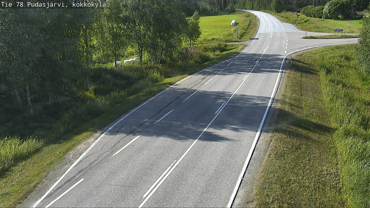 Kelikamerat Kuva Tie 78 Pudasjärvi, Kokkokylä, Pudasjärvi, Pohjois-Pohjanmaa