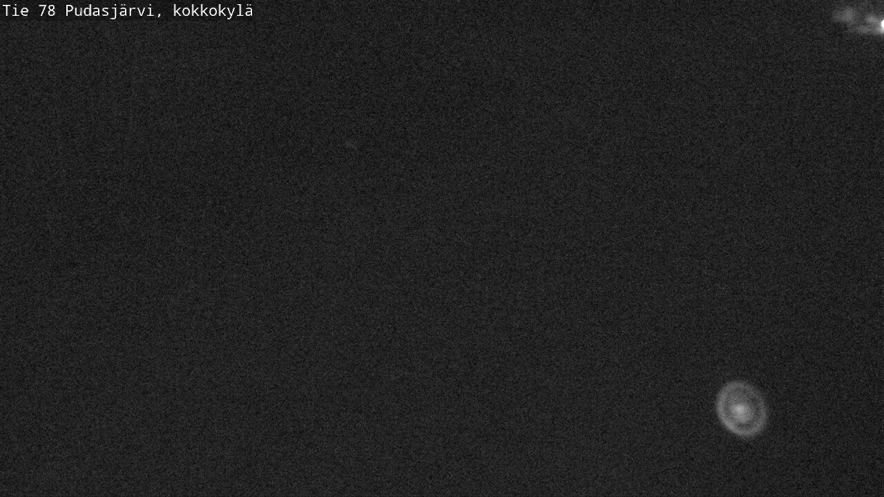 Weather Camera Image Väg 78 Pudasjärvi, Kokkokylä, Pudasjärvi, Pohjois-Pohjanmaa