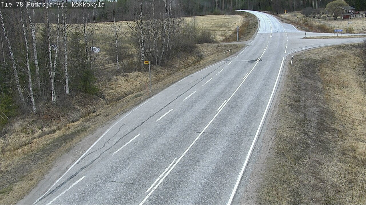 Kelikamerat Kuva Tie 78 Pudasjärvi, Kokkokylä, Pudasjärvi, Pohjois-Pohjanmaa